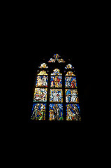 Image showing Stained glass window