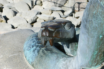 Image showing Snake Statue