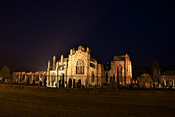 Image showing Melrose abbey