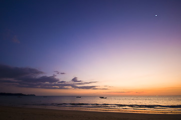 Image showing Sunset in Khao Lak