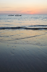 Image showing Sunset in Khao Lak