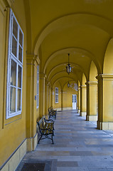 Image showing Colonnade in Schoenbrunn