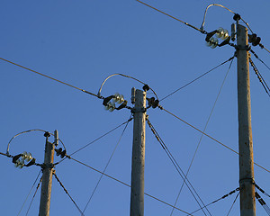 Image showing Power Poles