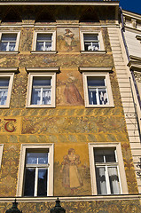 Image showing Old palaces in Prague