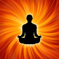 Image showing Power of Yoga - Meditation. EPS 8