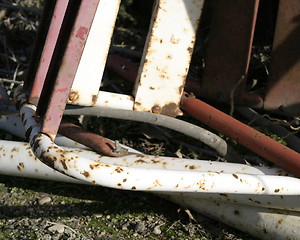 Image showing Abstract Rusted Swing