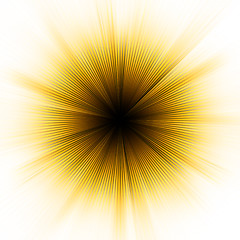 Image showing Golden explosion of light. EPS 8