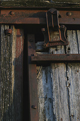 Image showing Rusted Sliding Door