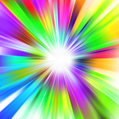 Image showing A multicolor design with a burst. EPS 8