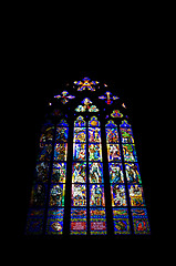 Image showing Stained glass window