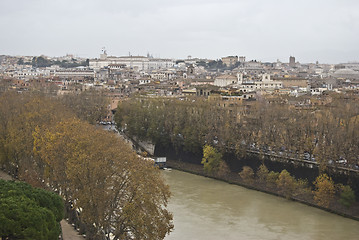 Image showing Rome and the Tiber