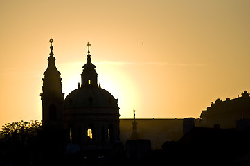 Image showing Sunset at St Nicolas