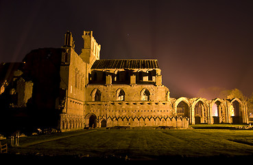 Image showing Melrose abbey