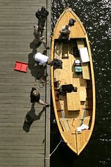 Image showing Wooden Boat