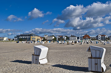 Image showing Beach chairs