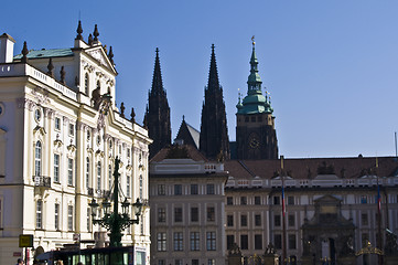 Image showing Old palaces in Prague