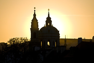 Image showing Sunset at St Nicolas