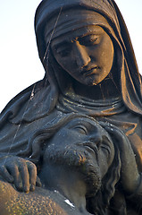 Image showing Statue at the Charles bridge