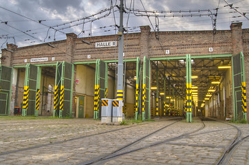 Image showing Tram garage