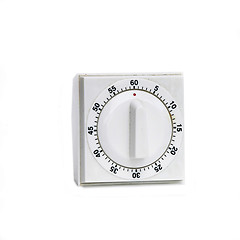 Image showing Vintage White Timer