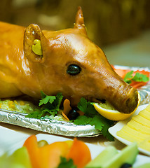 Image showing Roast suckling pig