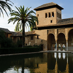 Image showing Moorish architecture in the Alhambra