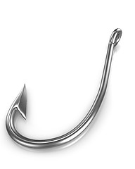 Image showing Shiny fishing hook