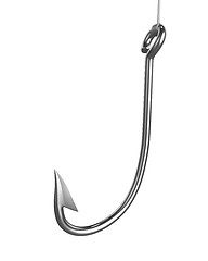 Image showing Shiny fishing hook