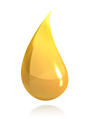 Image showing Shiny drop of honey or oil 