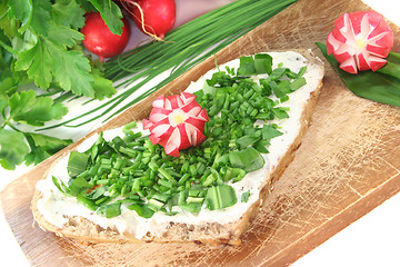 Image showing Wild garlic Bread