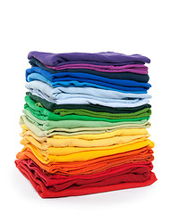 Image showing Rainbow laundry