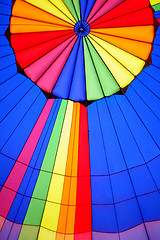 Image showing Fragment of hot air balloon