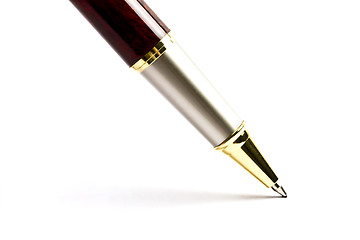 Image showing Ballpoint Pen writing on white