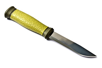 Image showing Hunting knife isolated on white