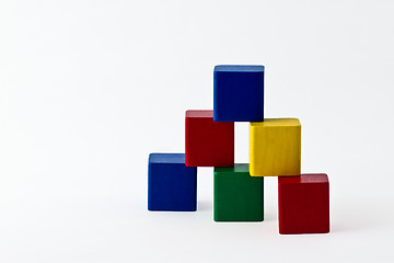 Image showing Colorfull building blocks