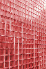 Image showing Red Glass Texture