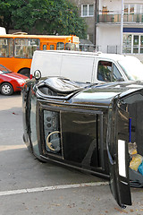 Image showing Roll over collision