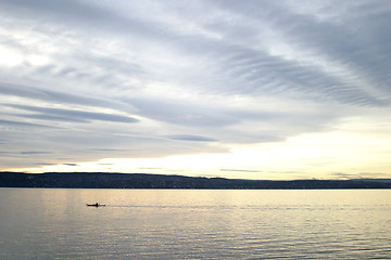 Image showing Kayak in the Ocean