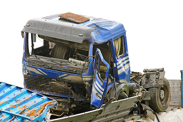 Image showing Truck crash