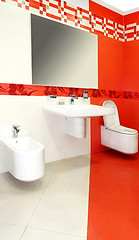 Image showing Red loo