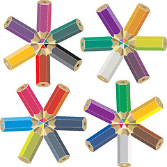 Image showing Color crayons 