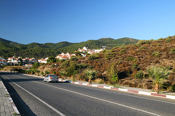 Image showing Highway in the Countryside in Turkey