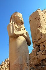 Image showing Ramses II - egypt pharaoh in Karnak temple 