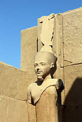 Image showing ancient egypt pharaoh statue