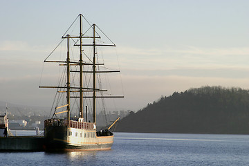 Image showing Tall ship in the Oslo Fjord