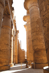 Image showing columns in karnak temple