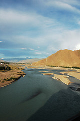 Image showing Landscape of Lhasa Tibet