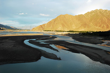 Image showing Landscape of Lhasa Tibet