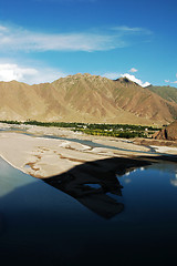 Image showing Landscape of Lhasa Tibet