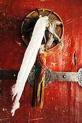 Image showing Door in Tibet